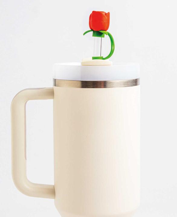 Image du produit I Am Creative Silikon Trinkhalm-Abdeckung passend für Trinkflaschen, Stanley