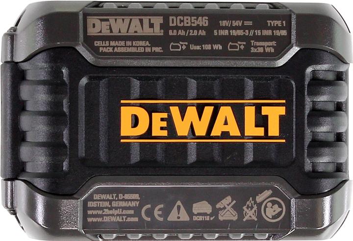 Productafbeelding DeWalt DCB 118 T1 XR FLEXVOLT Starterset + 1x oplaadbare batterij 6.0 Ah (18 V)