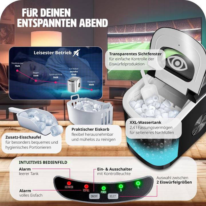 Produktbild tectake Eiswürfelbereiter