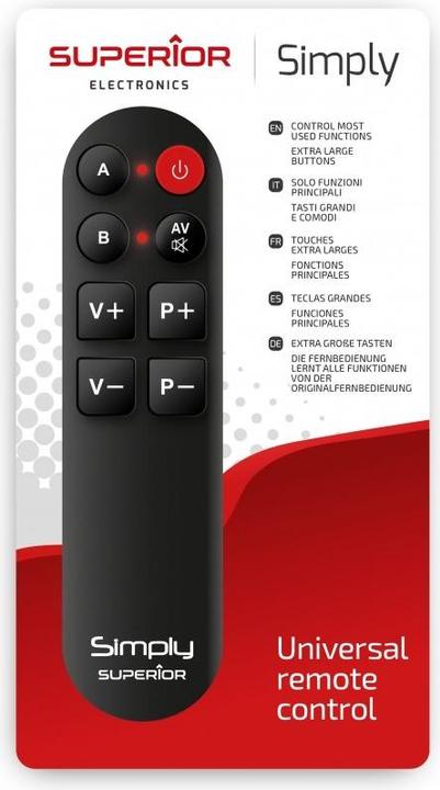 Produktbild Superior Simply (Universal Fernbedienung, Infrarot)