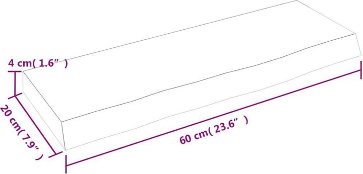 Immagine prodotto vidaXL Lian (60 x 20 x 4 cm)