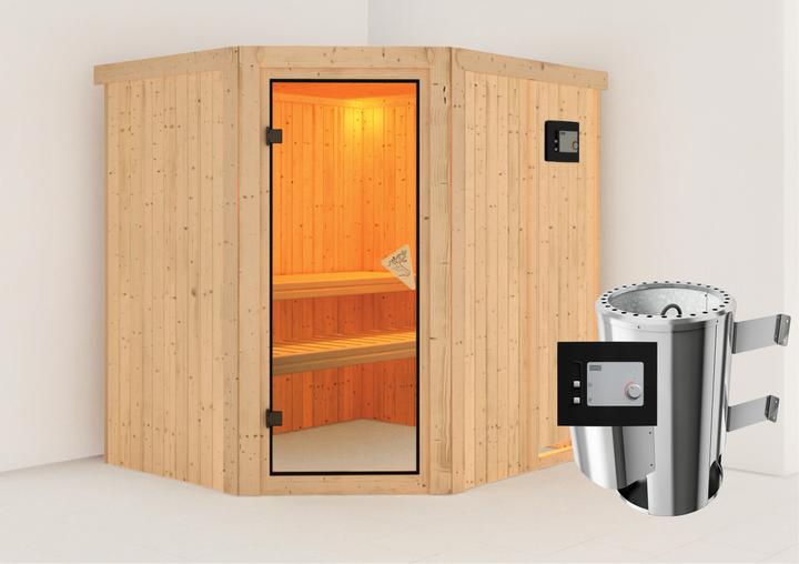 Produktbild Karibu Lilja ohne Dachkranz (Plug & Play 3,6 KW externe Steuerung)