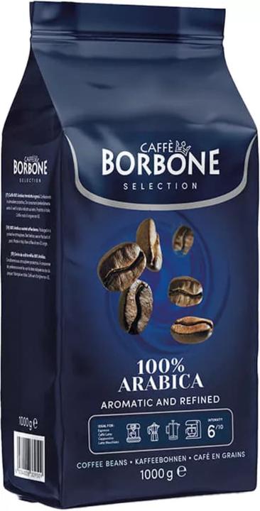 Caffè Borbone Crema Arabica 100% Ziarno (1000 g, Dunkle Röstung, Mittlere Röstung)