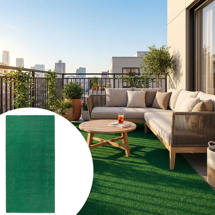 Casativo Kunstrasenteppich, hellgrün, 100 x 200 cm (100 x 200 cm)