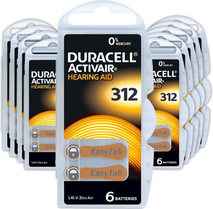 Produktbild Duracell Activair 312 (60 Stk., A312, 185 mAh)