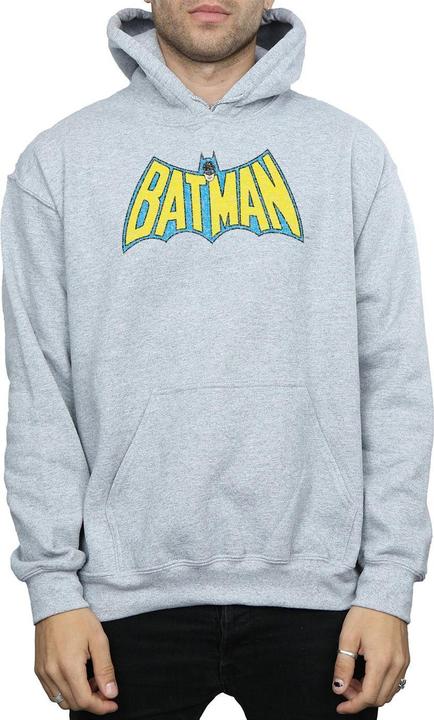 Actual product image Mens Batman Crackle Logo Hoodie (XL)
