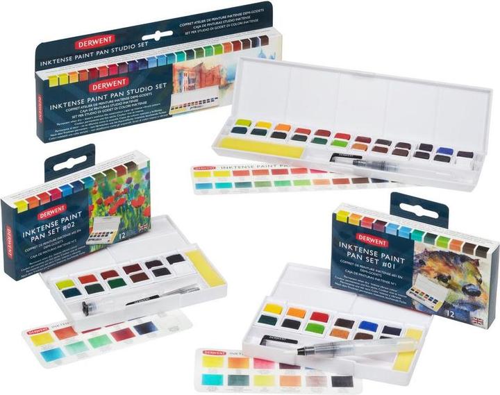 Immagine prodotto Derwent Palette Inktense Paint 24 Pan (603054) (Bianco)