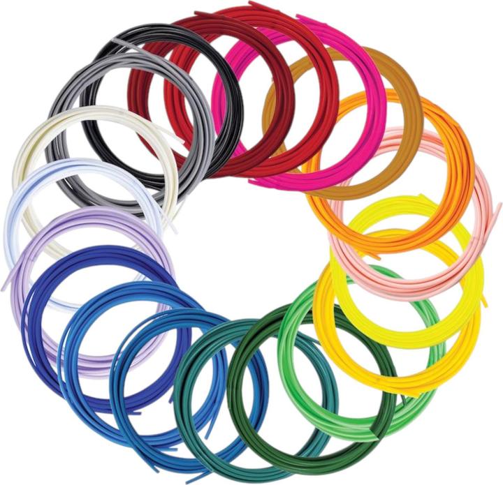 Immagine prodotto 3Doodler Filamento FLOW 20 PLA confezione di ricarica da 20 colori (FLOW-FILLS) (Sistema di monitoraggio dei filamenti)