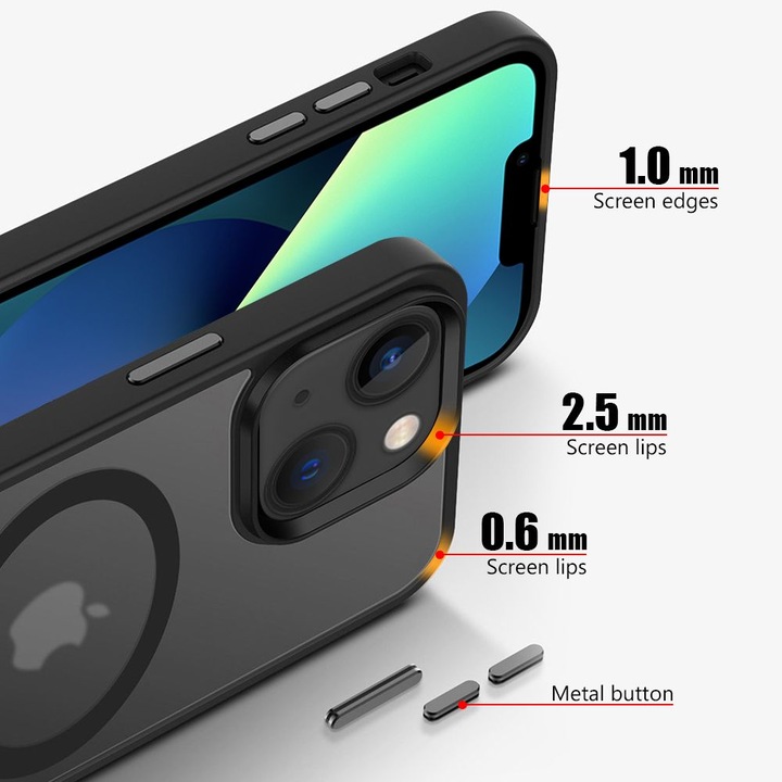 Produktbild Cadorabo Hülle für Apple iPhone 13 kompatibel mit MagSafe (Apple iPhone 13)