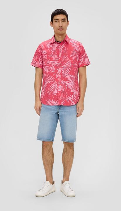 Immagine prodotto s.Oliver Hemd Kurzarmhemd mit Button-Down-Kragen (S)