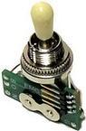 EMG 3-weg B289 Tuimelschakelaar ivoor knop (Instrumenten pickups)