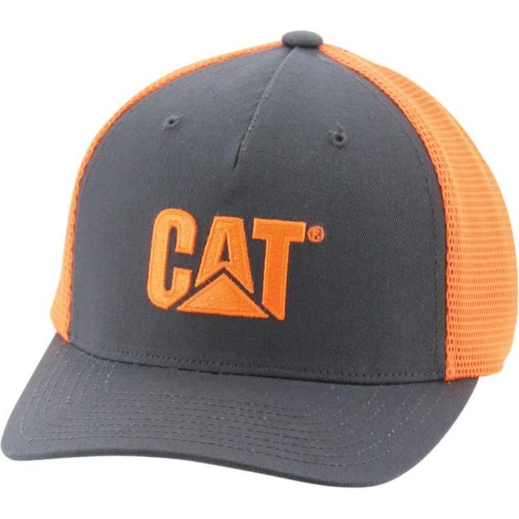Cat, Herren, Cap, Hi-Vis Mesh, Orange, (One Size)
