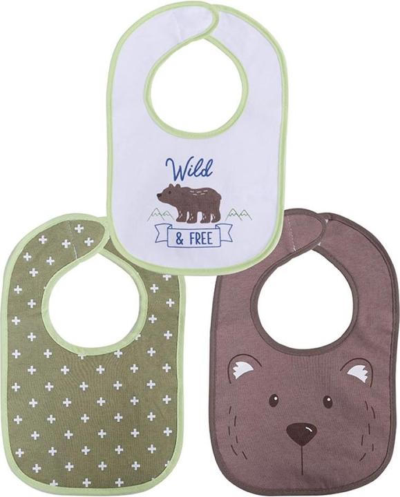 Actual product image Baby Care Baby Bib Set of 3 (1 months)