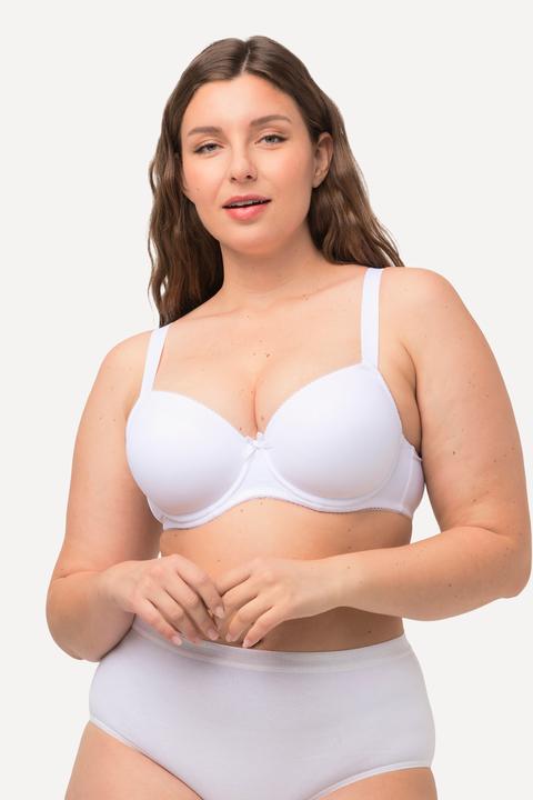 Immagine prodotto Ulla Popken Damen grosse Grössen Bügel-BH, Softschale, Cup B-E weiss 85B 697144209-85B (85 B)