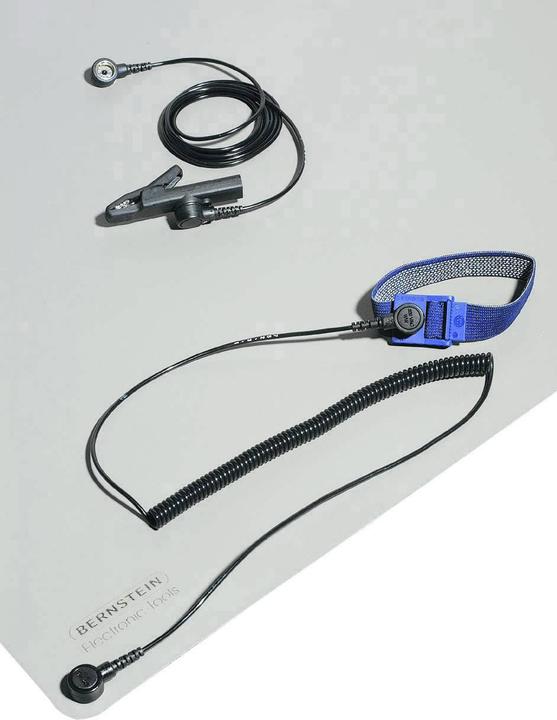 Produktbild Bernstein ESD-Tischmatten-Set Platin-Gra (Statikschutz)