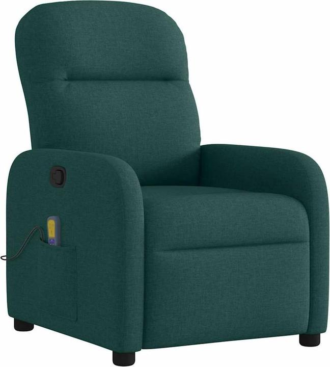Image du produit VidaXL Fauteuil de massage Vert foncé Tissu