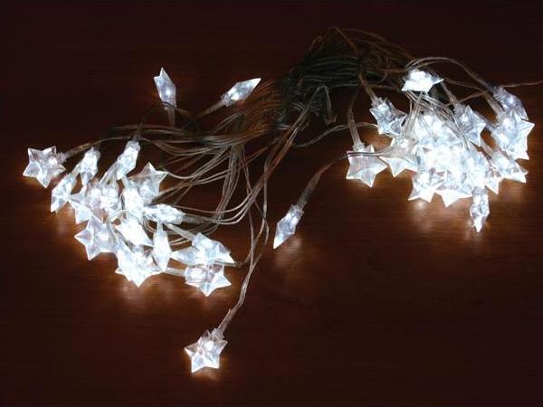 Image du produit Light Creations Novastarlight LED - 10 m - 40 étoiles - blanc - câble transparent - 24 V (10 m)