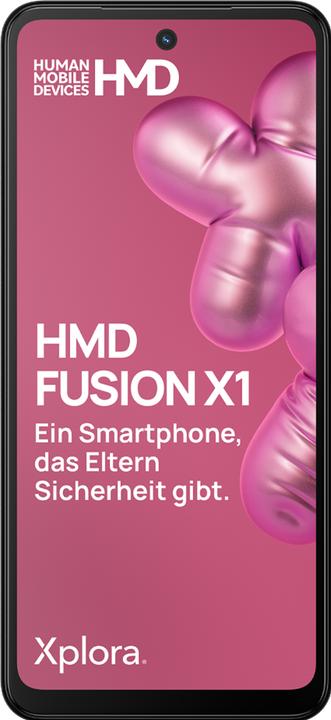 Produktbild HMD Fusion X1 (128 GB, Black, 6.56", eSIM, 5G)