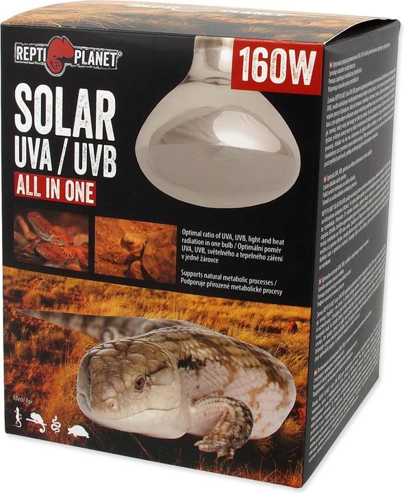 Immagine prodotto Repti Planet Lampada per terrario a luce solare con UVA e UVB 160 W (UVB, UVA)
