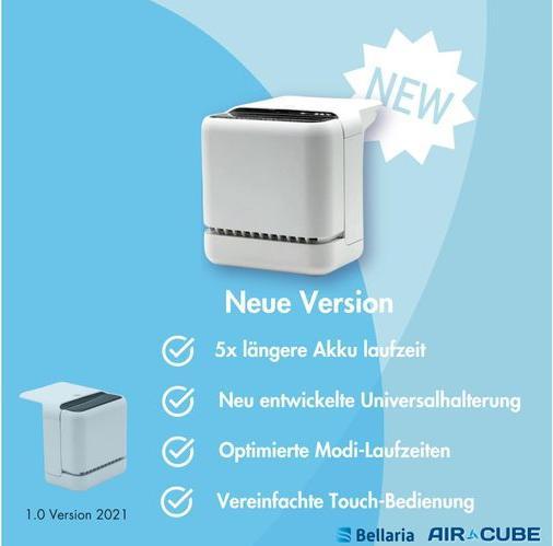 Actual product image Bellaria BellariaTech Air and toilet cleaner Air Cube V2 White, material