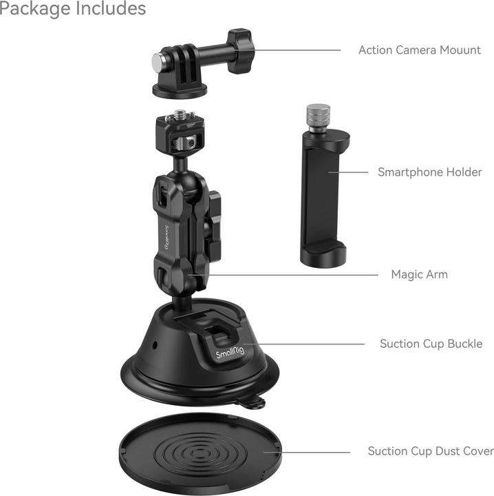 Image du produit SmallRig Support à ventouse SC-1K (Universel)