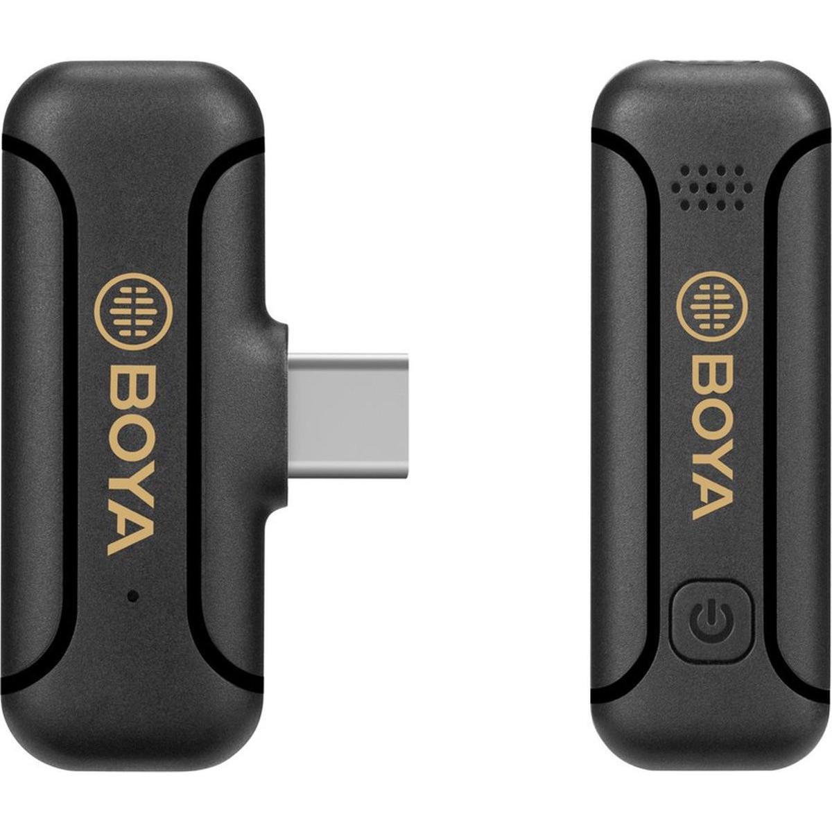Boya Mini microfono wireless 2.4G per Android/Type-C 1+1, Microfono