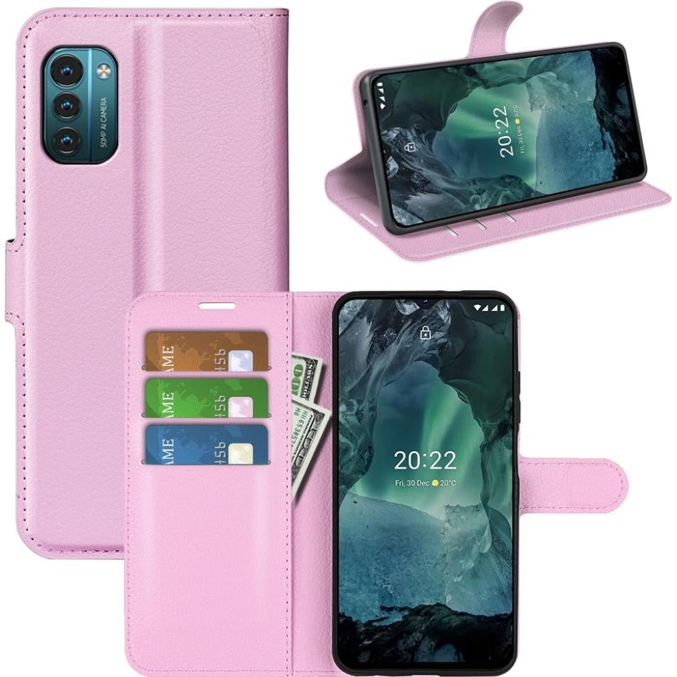 Thumbnail - Screenguard Nokia G21 Leather Guard Lederhülle (Nokia G21), Smartphone Hülle, Rosa