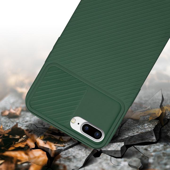 Actual product image Cadorabo Case for Apple iPhone 7 PLUS / 7S PLUS / 8 PLUS in TPU with camera protection LM009 Style (Apple iPhone 7 Plus, Apple iPhone 7s Plus)