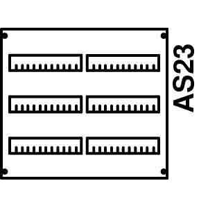 Thumbnail - Striebel & John, Verteilerschrank Zubehör, STR 2V00A Verteilerfeld