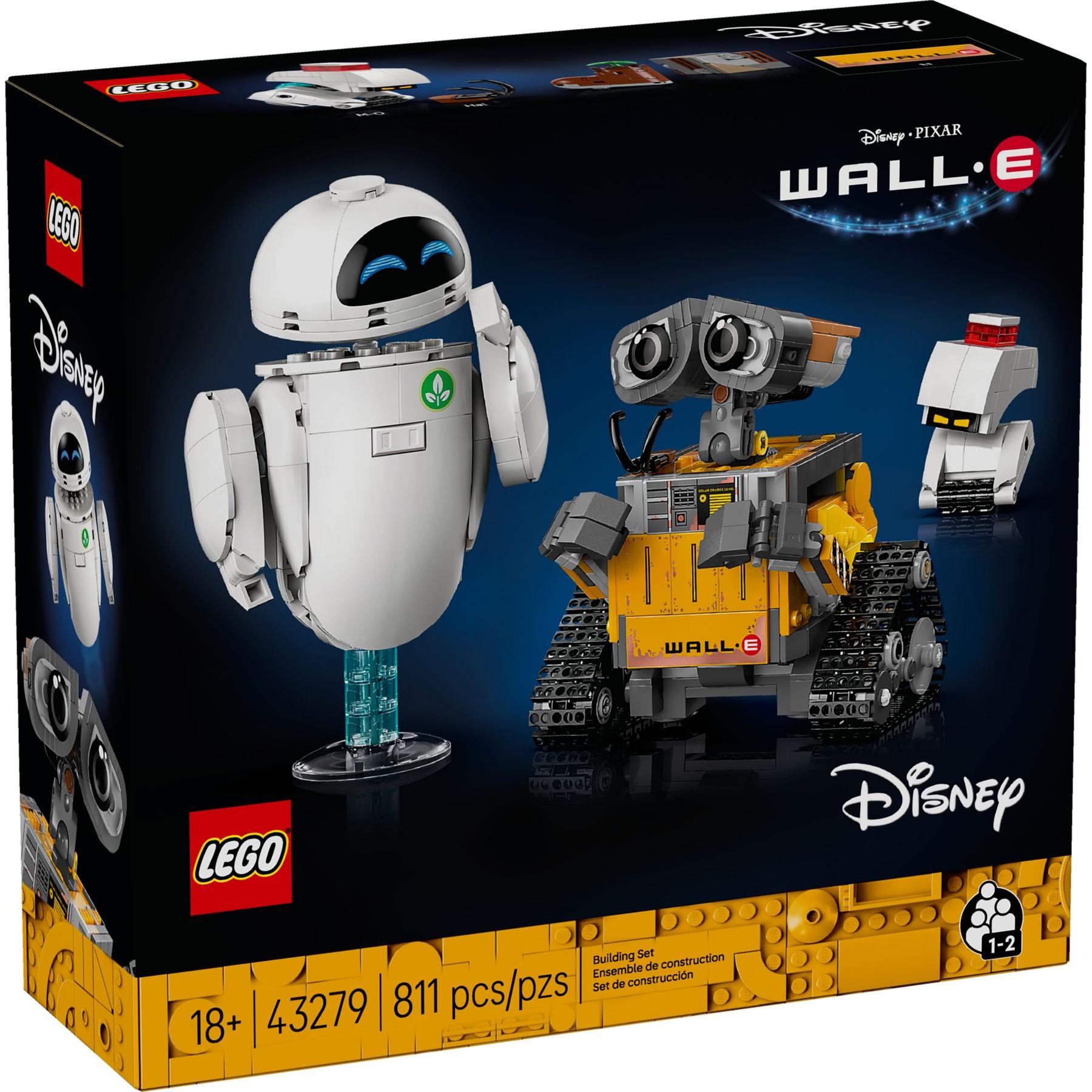 LEGO Disney WALL.E & EVE - Bauset mit den Kultfiguren aus dem Disney Pixar Film (43279)