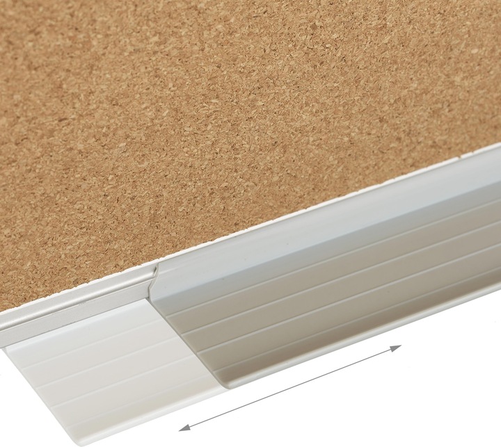 Actual product image Relaxdays combination board (Bulletin board, 60 x 7 x 45 cm)