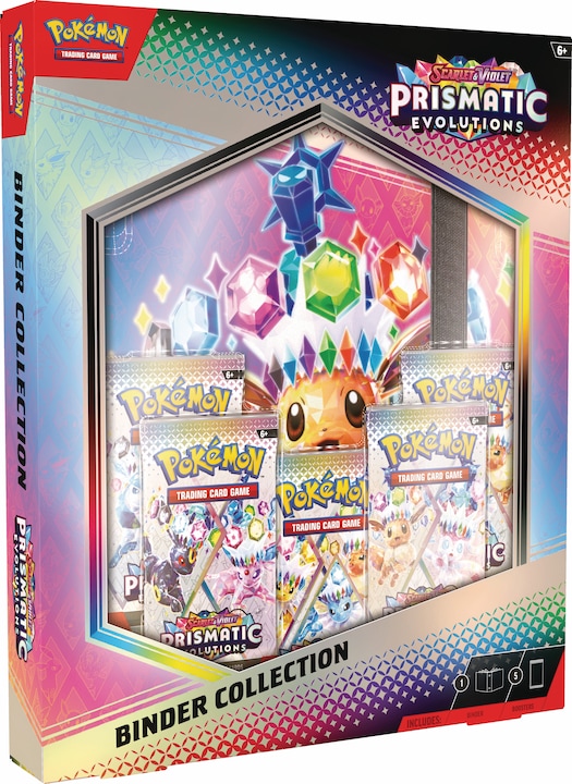 Pokémon Collezione di raccoglitori Prismatic Evolutions (Inglese)