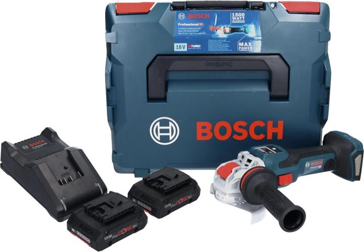 Actual product image Bosch Professional Bosch GWX 18V-15 SC Professional cordless angle grinder 18 V 125 mm BITURBO X-LOCK + 2x ProCORE (125 mm)