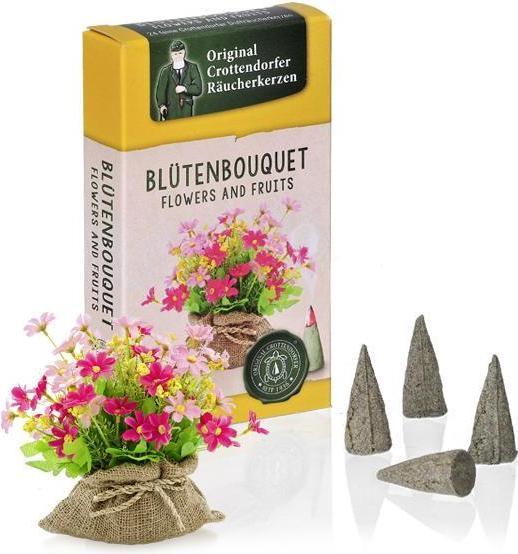 Crottendorfer 1601 - Räucherkerzen Blumenbouquet M, 24 Stück