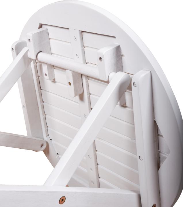 Image du produit Garden Pleasure Table de jardin Mesa blanche ronde 50,0 x 50,0 x 50,0 cm (50 cm)