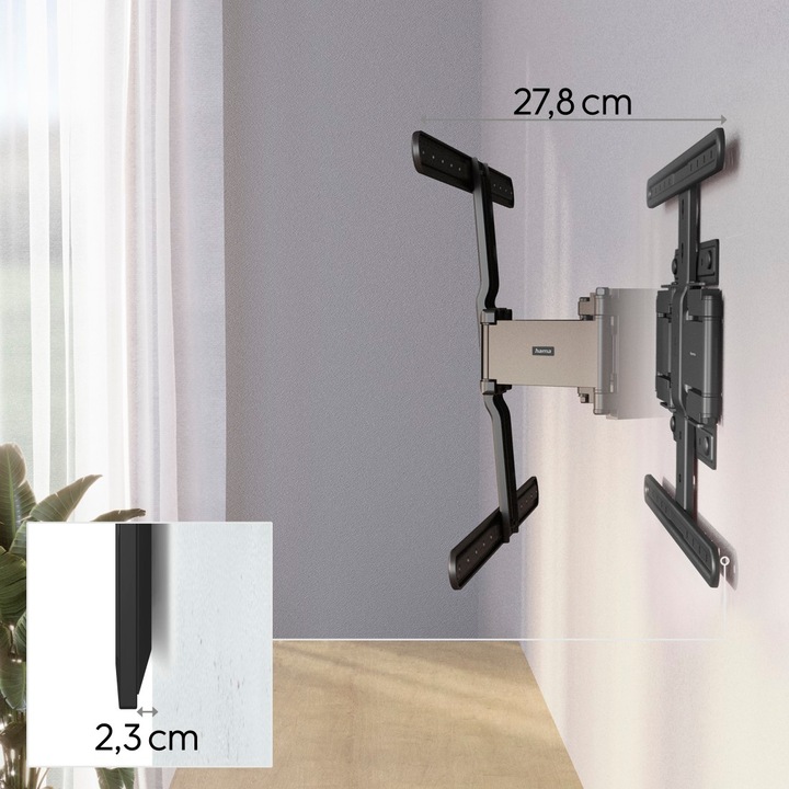 Productafbeelding Hama Ultraslim (Muur, 90", 50 kg)