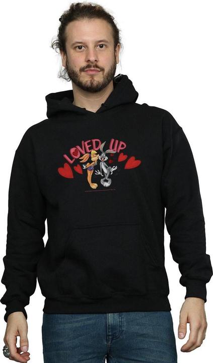 Immagine prodotto Looney Tunes Bugs Bunny And Lola Valentine's Day Loved Up Felpa con Cappuccio Uomo (4XL)
