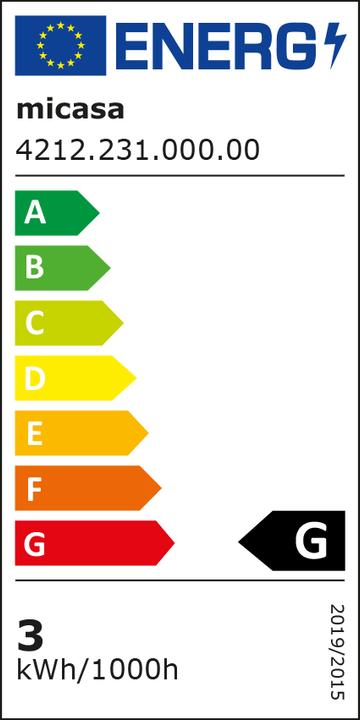 Energie-Label micasa Mischa (200 lm)
