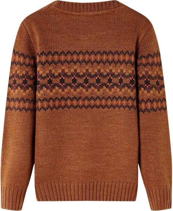 Produktbild VidaXL Kinderpullover Gestrickt Cognac 92,Material: 100 (92)