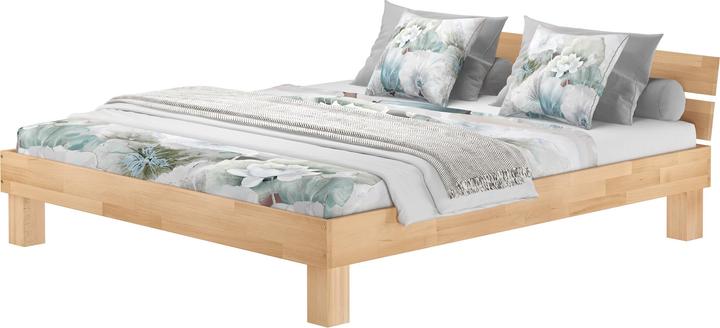 Actual product image Erst-Holz Modern super King bed 180x220 lacquered Beech without rigid slats 60.80-18-220oR (180 x 220 cm)