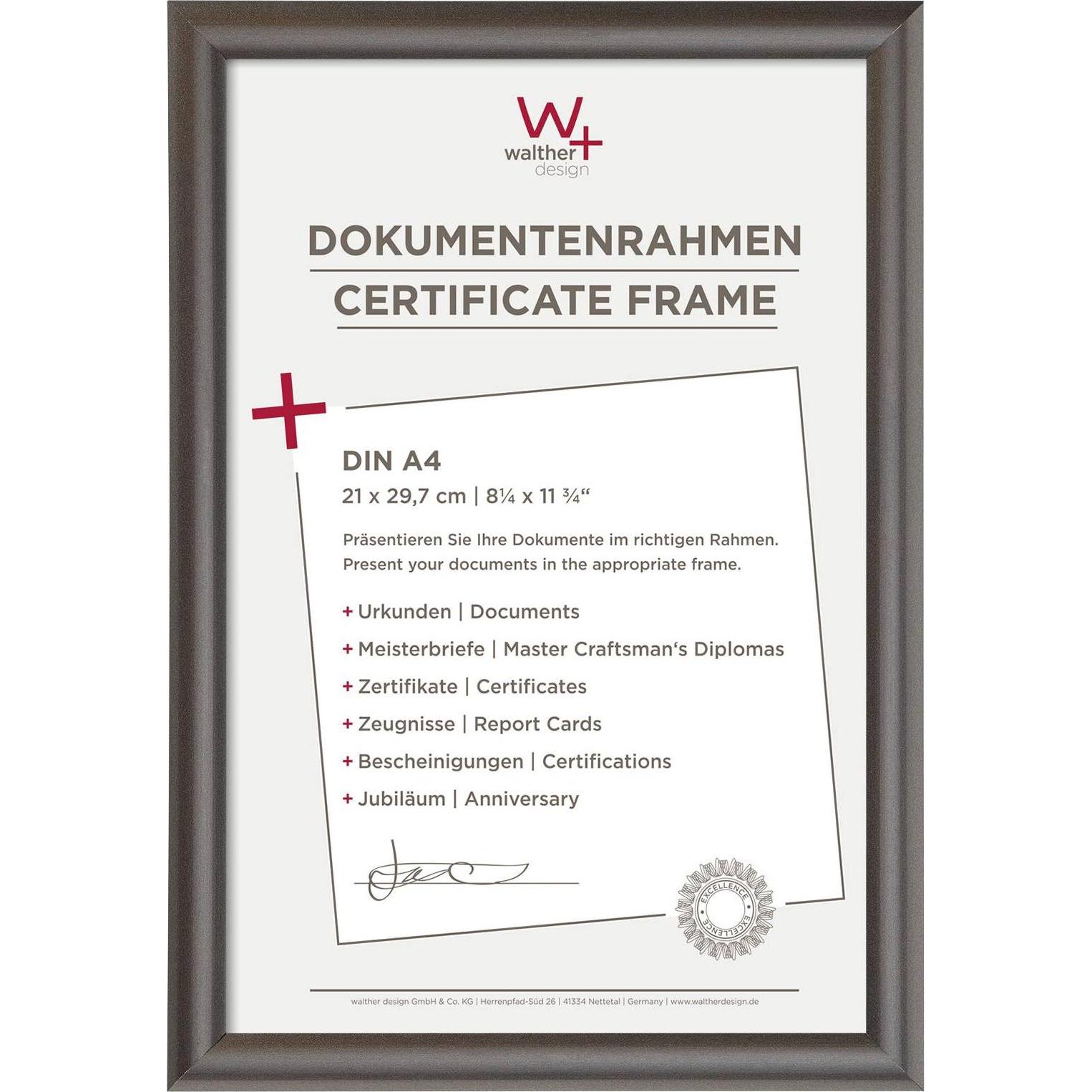 Walther Design, Bilderrahmen, Trendstyle (21 x 29.5 cm)