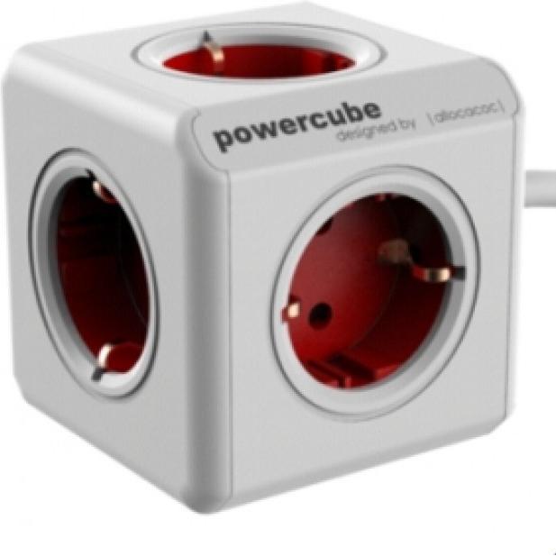 Allocacoc, Steckdosenleiste, PowerCube Extended inkl. 1,5 m Kabel Type F (5 x, CEE 7/4, 1.50 m)