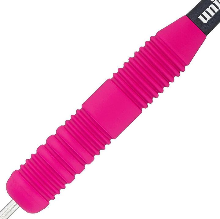 Image du produit Unicorn Core Plus Rubberised Pink Fléchettes en acier 1 jeu (26 g)