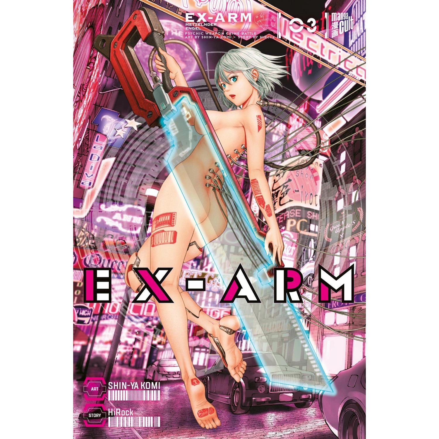 Ex-Arm 3, Narrativa di Verena Maser, Shinya Komi, HiRock