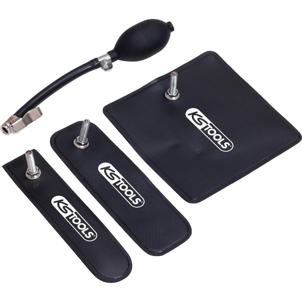 KS Tools, Fahrzeug Werkzeug, Druckkissen-Satz mit Handpumpe, 4-tlg