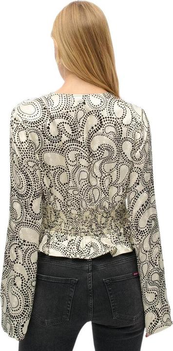 Immagine prodotto Superdry Blusa plissettata a maniche anni '70 donna (L)