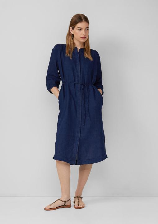Image du produit s.Oliver Kleid Indigo dyed Midikleid mit Eingrifftaschen (32)