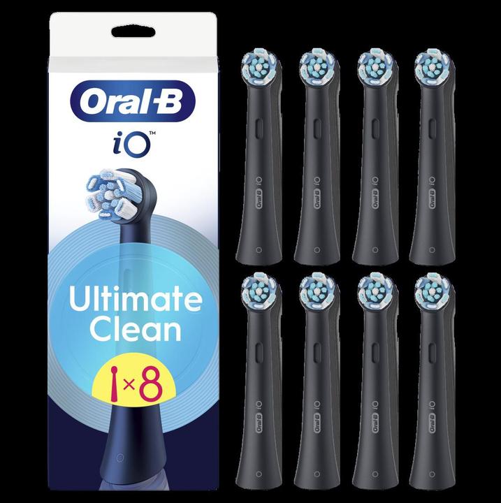 Productafbeelding Oral-B iO RB CBF 8 UltimateClean Black 8-pack (8x)
