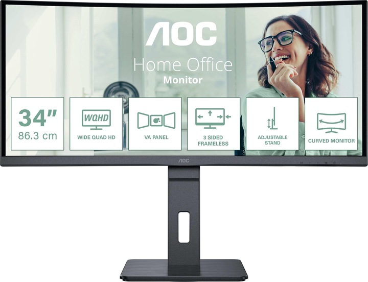 Productafbeelding AOC CU34P3CV (3440 x 1440 pixels, 34")