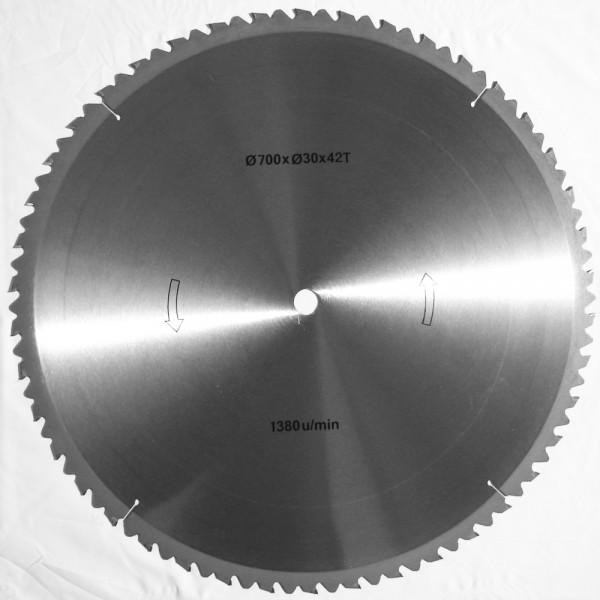 Image du produit Crossfer - QUALITÄTS HM-SÄGEBLATT HOLZ-GROBSCHNITT 700 MM Bohrung 30mm / 42 Zähne